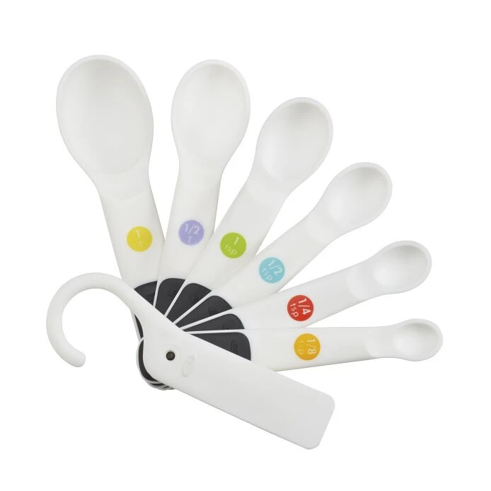 7 Piece Plastic Measuring Spoons 1 7 Piece Plastic Measuring Spoons