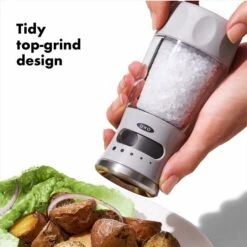 Contoured Mess-Free Salt Grinder -OXO Sale Store 11312400 thumbnails 8 1