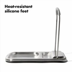 Stainless Steel Spoon Rest With Lid Holder 9 Stainless Steel Spoon Rest With Lid Holder -OXO Sale Store 13311700 8b 1