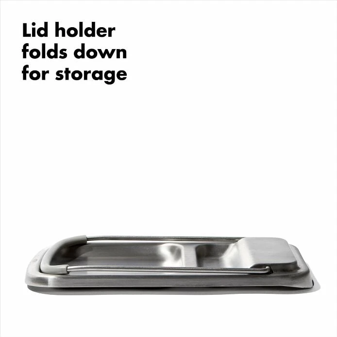 Stainless Steel Spoon Rest With Lid Holder 5 Stainless Steel Spoon Rest With Lid Holder - Image 5