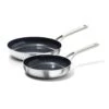 OXO Tri-Ply Stainless Non-Stick Mira Series 2-Piece Fry Pan Set, 8-Inch And 10-Inch