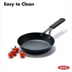 OXO Obsidian Carbon Steel 8" Frypan With Silicone Sleeve -OXO Sale Store cc005099 001 9