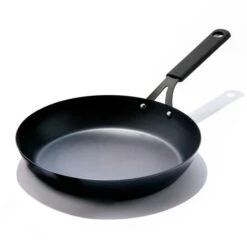 OXO Obsidian Carbon Steel 12" Frypan With Silicone Sleeve
