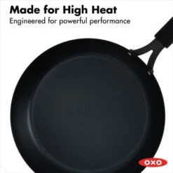 OXO Obsidian Carbon Steel 12" Frypan With Silicone Sleeve -OXO Sale Store cc005101 001 7