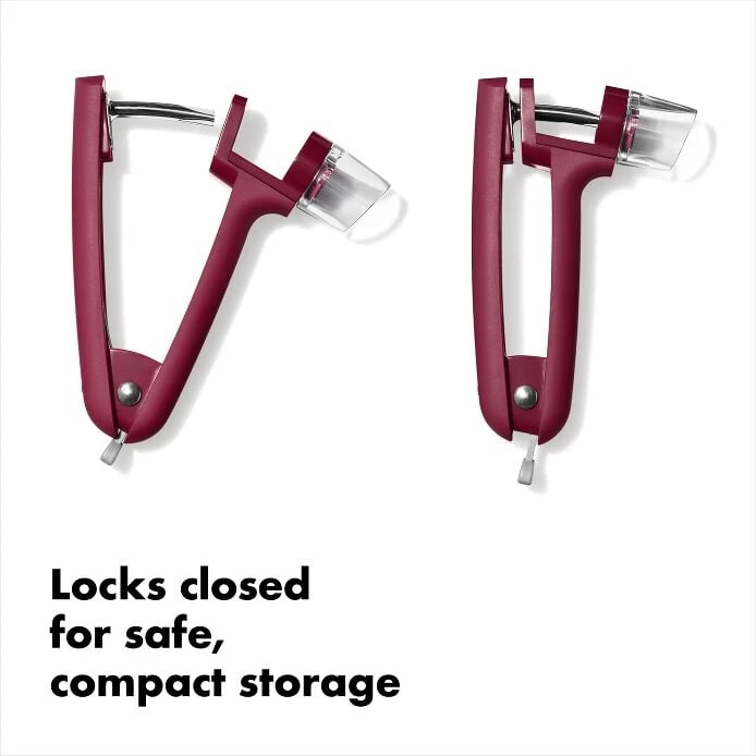 OXO Good Grips Cherry & Olive Pitter - Beet 5 OXO Good Grips Cherry & Olive Pitter - Beet - Image 5