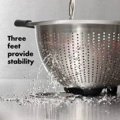 Stainless Steel 3 Qt./ 2.8L Colander -OXO Sale Store gg 11330800 stainlesssteelcolander3qt apdp 03