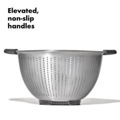 Stainless Steel 5 Qt./ 4.7 L Colander 8 Stainless Steel 5 Qt./ 4.7 L Colander -OXO Sale Store gg 11330900 stainless steel colander 5qt apdp 01