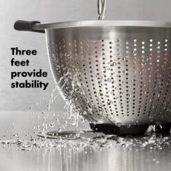 Stainless Steel 5 Qt./ 4.7 L Colander 10 Stainless Steel 5 Qt./ 4.7 L Colander -OXO Sale Store gg 11330900 stainless steel colander 5qt apdp 03
