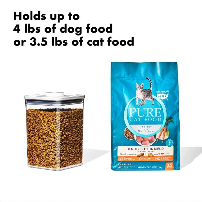 OXO Good Grips Pet POP Container – 4.4 Qt/4.2 L With Scoop 3 OXO Good Grips Pet POP Container – 4.4 Qt/4.2 L With Scoop - Image 3