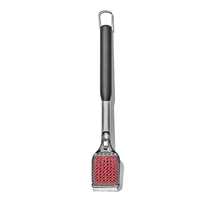Coiled Grill Brush With Replaceable Head 1 Coiled Grill Brush With Replaceable Head