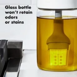 Glass Oil Bottle And Silicone Brush Set -OXO Sale Store gg 11380400 glassoilbottleandbrush apdp 03