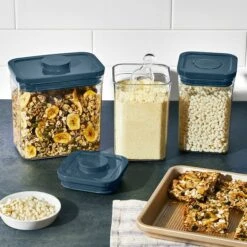 3 Piece POP Container Everyday Set - Storm Blue 12 3 Piece POP Container Everyday Set - Storm Blue -OXO Sale Store gg 11384800 3pcsetstormblue 25