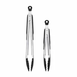 2-Piece Tongs With Nylon Heads Set