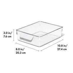 OXO Good Grips Refrigerator Storage Bin 5 In X 10 In 19 OXO Good Grips Refrigerator Storage Bin 5 In X 10 In -OXO Sale Store gg 13346100 8x10infridgeorgbin apdp 01 dim