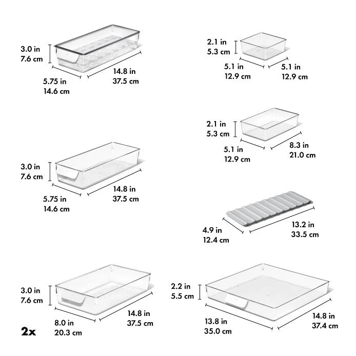 OXO Good Grips 8-Piece Refrigerator Organization Set 13 OXO Good Grips 8-Piece Refrigerator Organization Set - Image 13