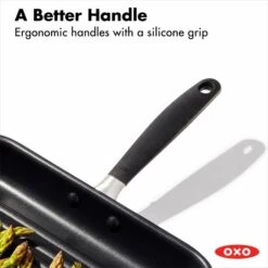 Non-Stick 11-Inch Grill Pan 10 Non-Stick 11-Inch Grill Pan -OXO Sale Store oxo 11insqugrill product handle 1