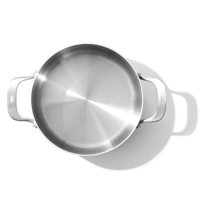 OXO Tri-Ply Stainless Non-Stick Mira Series 5.2 Qt Casserole With Lid 2 OXO Tri-Ply Stainless Non-Stick Mira Series 5.2 Qt Casserole With Lid - Image 2