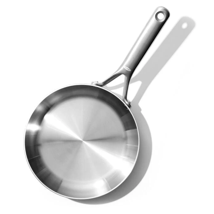 OXO Tri-Ply Stainless Mira Series 8-in Fry Pan 2 OXO Tri-Ply Stainless Mira Series 8-in Fry Pan - Image 2