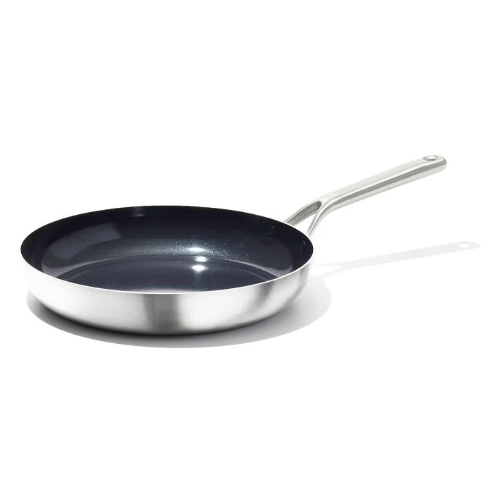 OXO Tri-Ply Stainless Non-Stick Mira Series 12-in Fry Pan 1 OXO Tri-Ply Stainless Non-Stick Mira Series 12-in Fry Pan