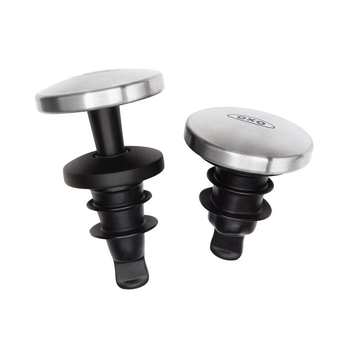 2-Piece Spillproof Wine Stopper 1 2-Piece Spillproof Wine Stopper