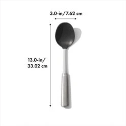 OXO Steel Silicone Cooking Spoon -OXO Sale Store stl 3120700 8dim