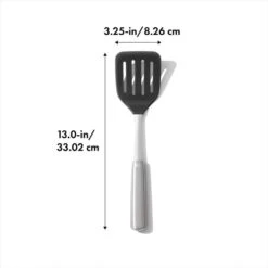 OXO Steel Silicone Flexible Turner 9 OXO Steel Silicone Flexible Turner -OXO Sale Store stl 3120800 8dim