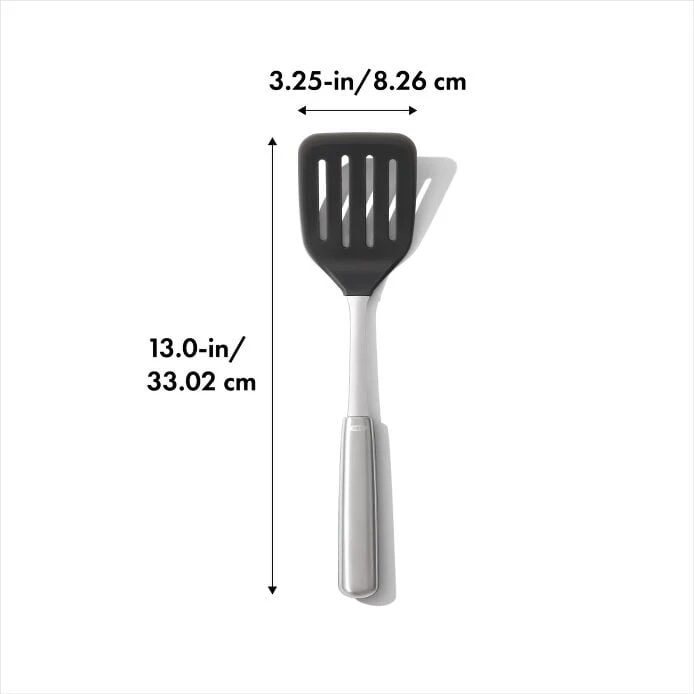 OXO Steel Silicone Flexible Turner 5 OXO Steel Silicone Flexible Turner - Image 5