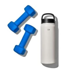 OXO Strive 40 Oz. Handled Water Bottle -OXO Sale Store str 11333500 insulatedhandle quartz 08 rgb