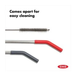 Reusable Straws With Cleaning Brush (3 Pc Set) -OXO Sale Store wajdu1cqeolflfaoymn3